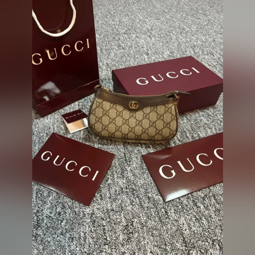 Gucci GG Supreme Ophidia Small Shoulder Bag